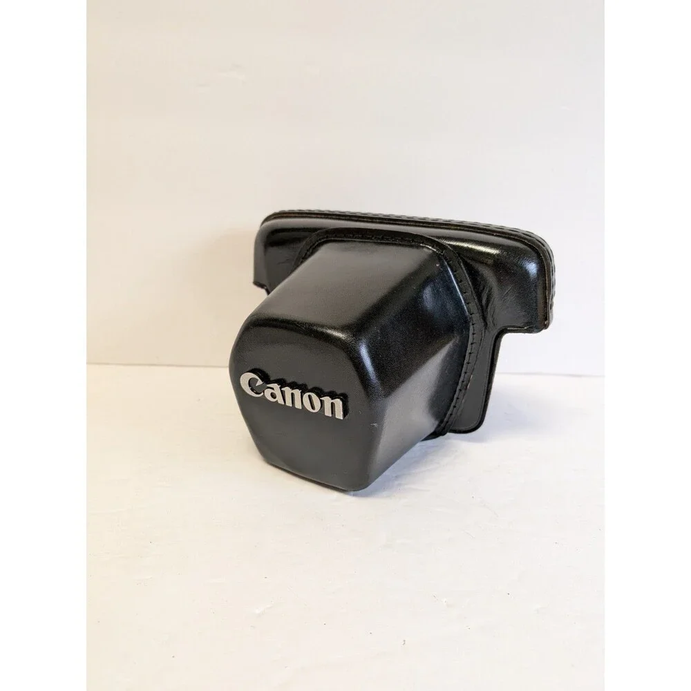 UPPER PART FROM GENUINE LEATHER CASE FOR CANON FT QL CAMERA EXCELLENT CONDITION